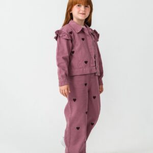 KALPLİ GÜLKURUSU KOT TAKIM